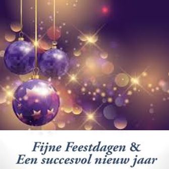 Fijne Feestdagen en en succesvol 2020